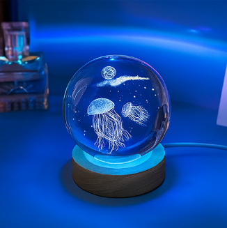 Veilleuse boule de crystal Aqualys