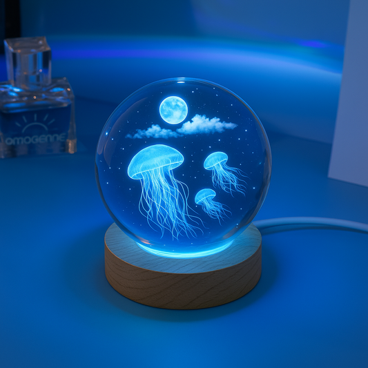 Veilleuse boule de crystal Aqualys